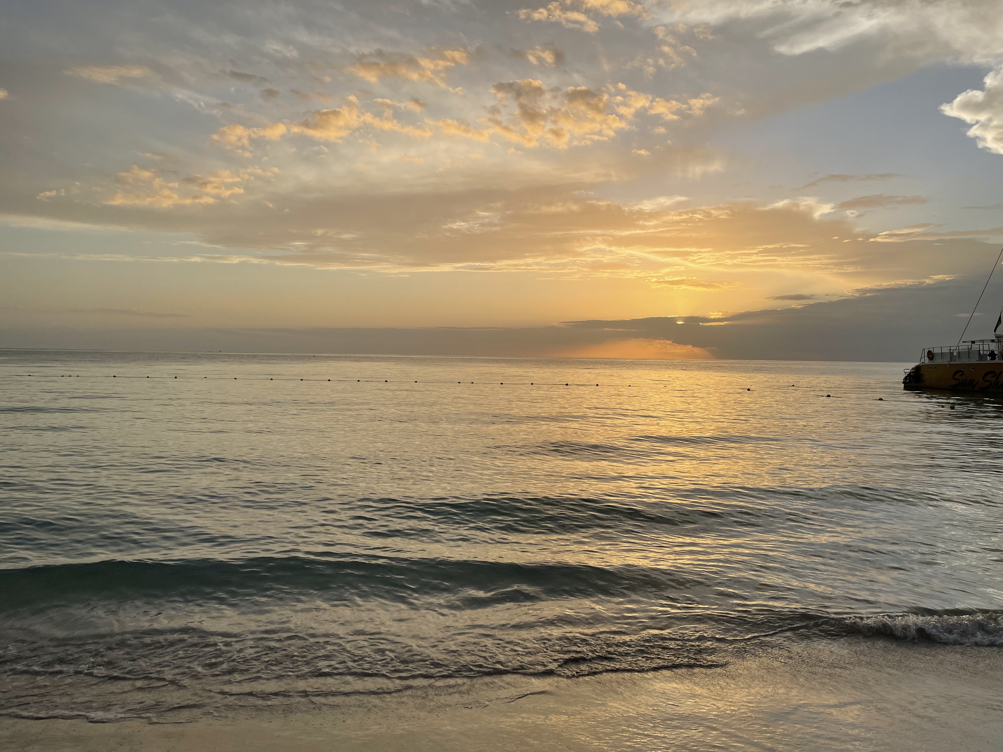 beach at sunset