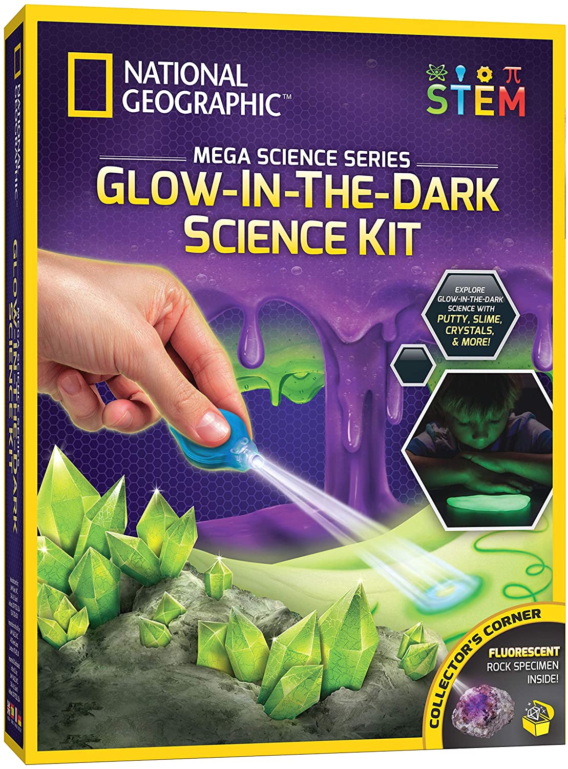 NATIONAL GEOGRAPHIC Mega Science Kit - Glow in The Dark Lab