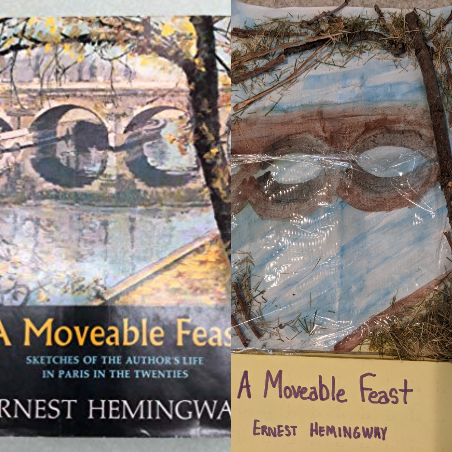 a moveable feast cover and recreated cover