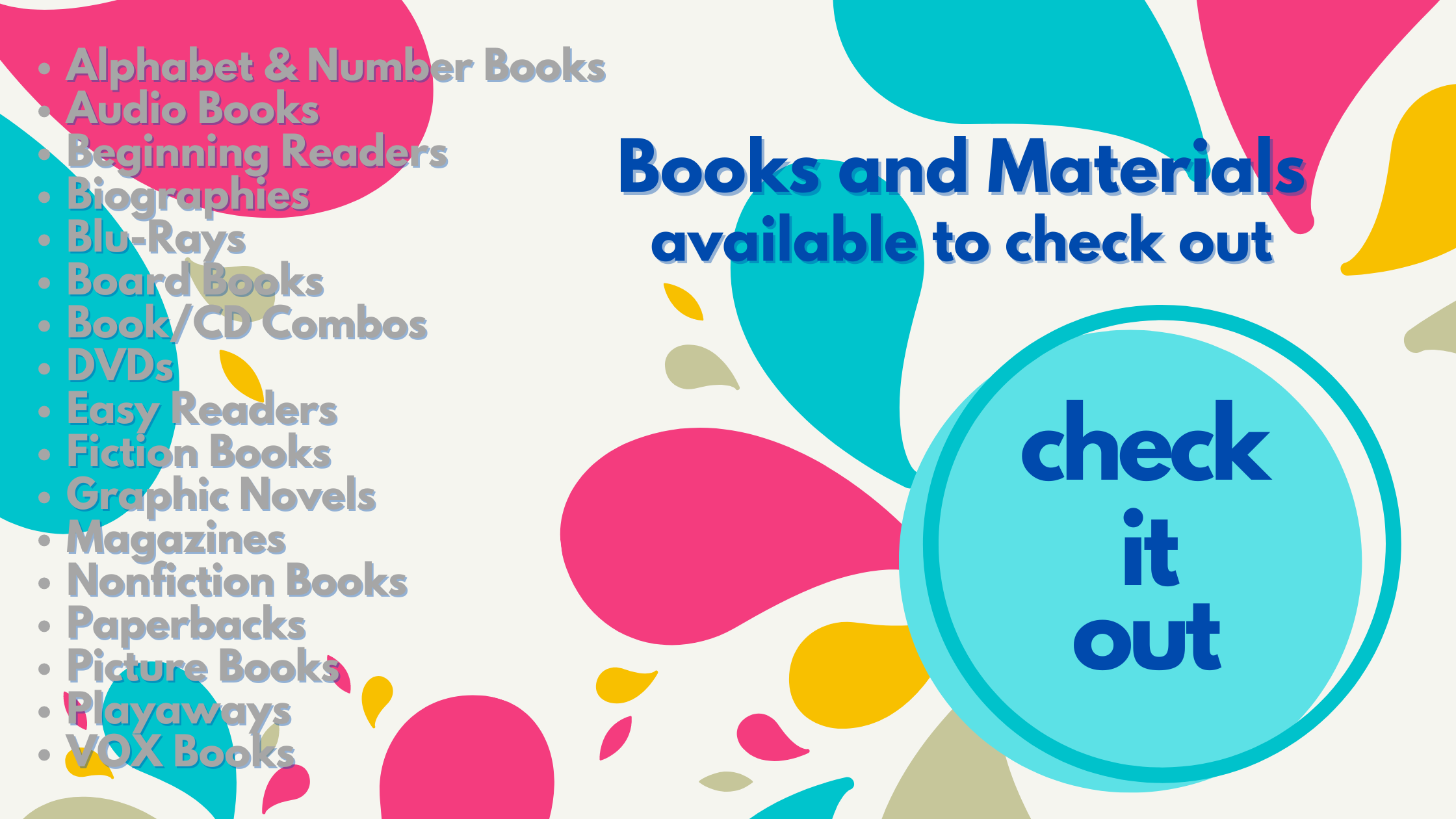 check out children's materials