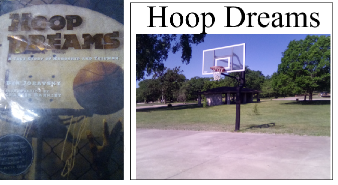 hoop dreams cover and recreated cover