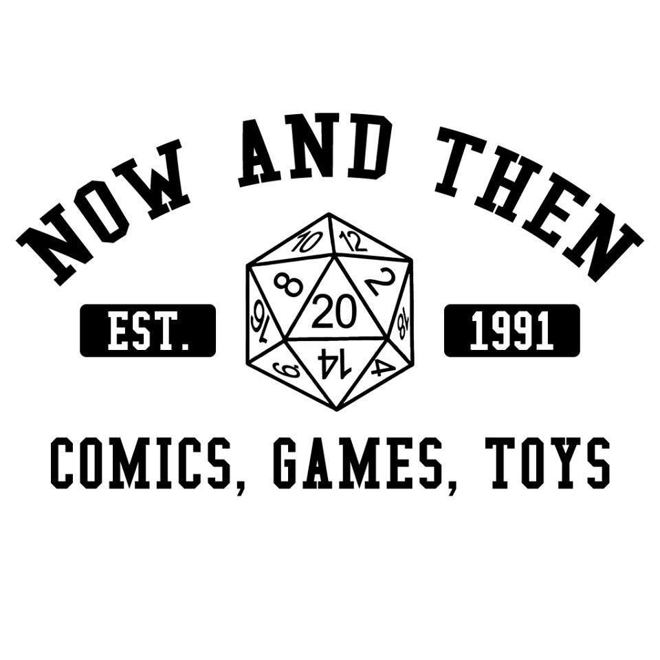 Now and Then logo